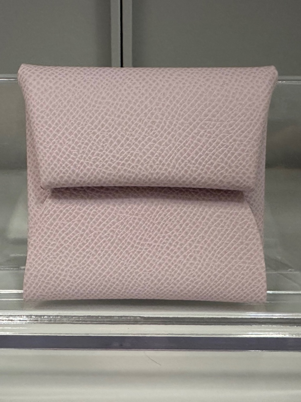 Hermes Bastia change purse - Mauve Pâle